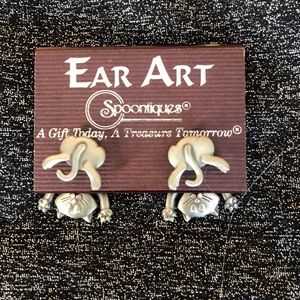 Ear Art Whimsical Cat Earrings